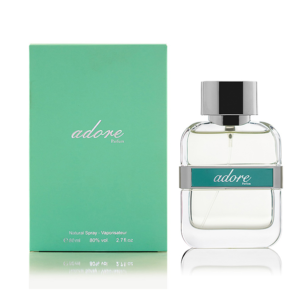 Adore perfume bottle with box