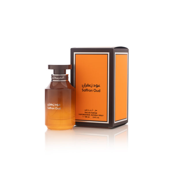 Saffron Oud perfume with box by Arabian Oud